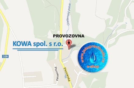 Mapa provozovny - malá